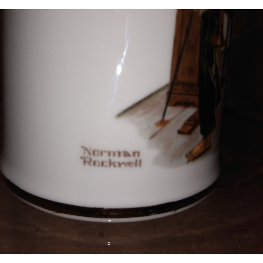 VINTAGE | Norman Rockwell Museum Mug | River Pilot © 1985 | 10 ounces - Picture 3 of 7